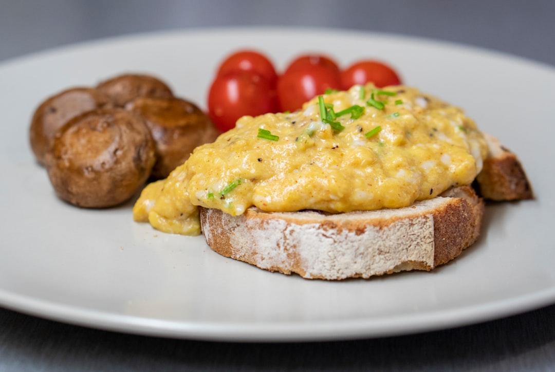 French-Style Soft Scrambled Eggs — Chapters recipe plated