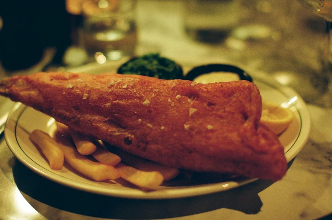 British Fish and Chips — Seafood recipe plated