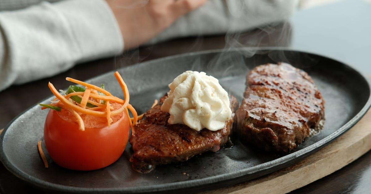 Steak Frites — Beef recipe plated