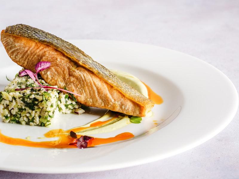 Honey-Soy Glazed Salmon — Seafood recipe plated