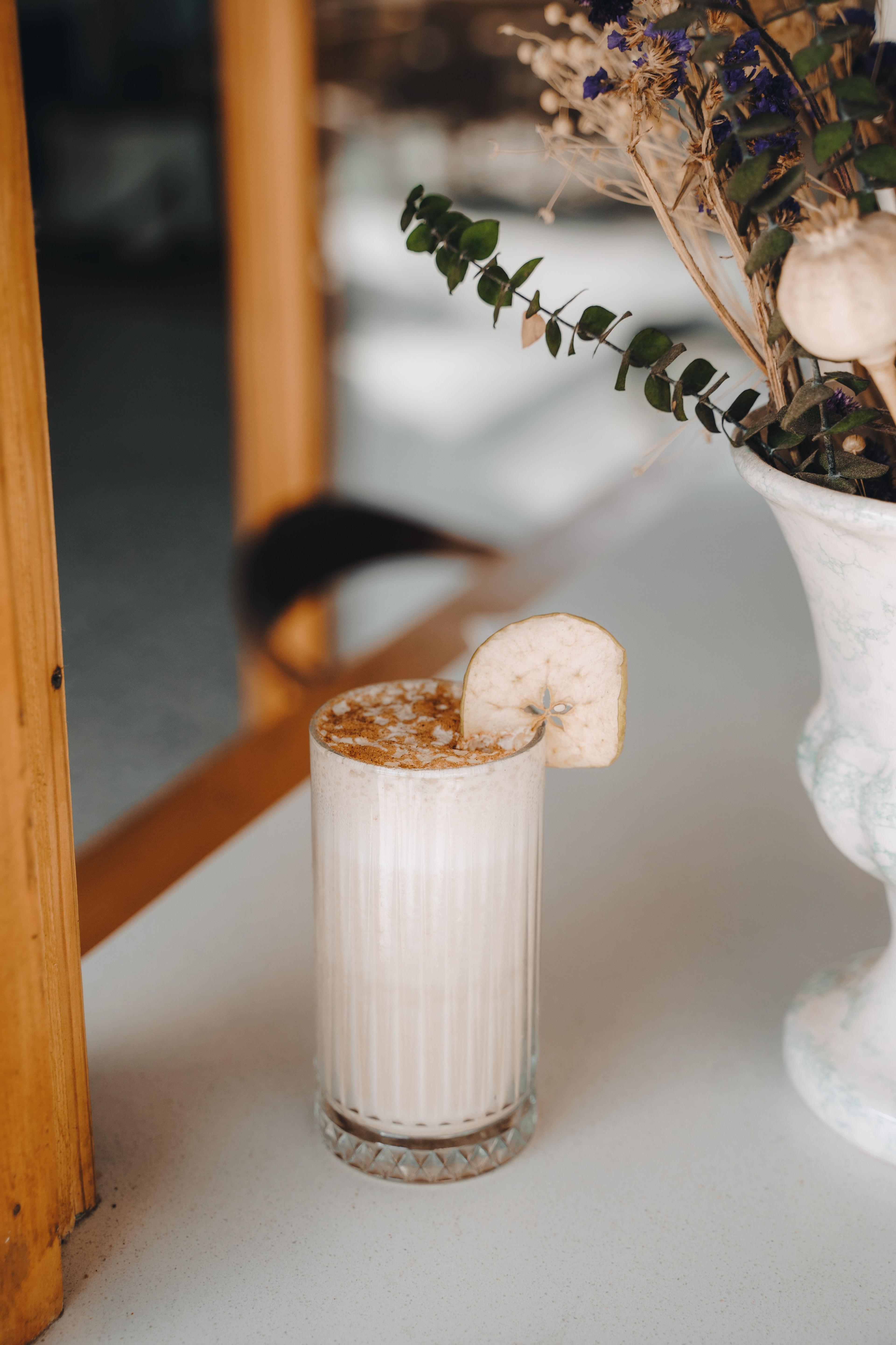 Peanut Butter Banana Smoothie — smoothies recipe plated