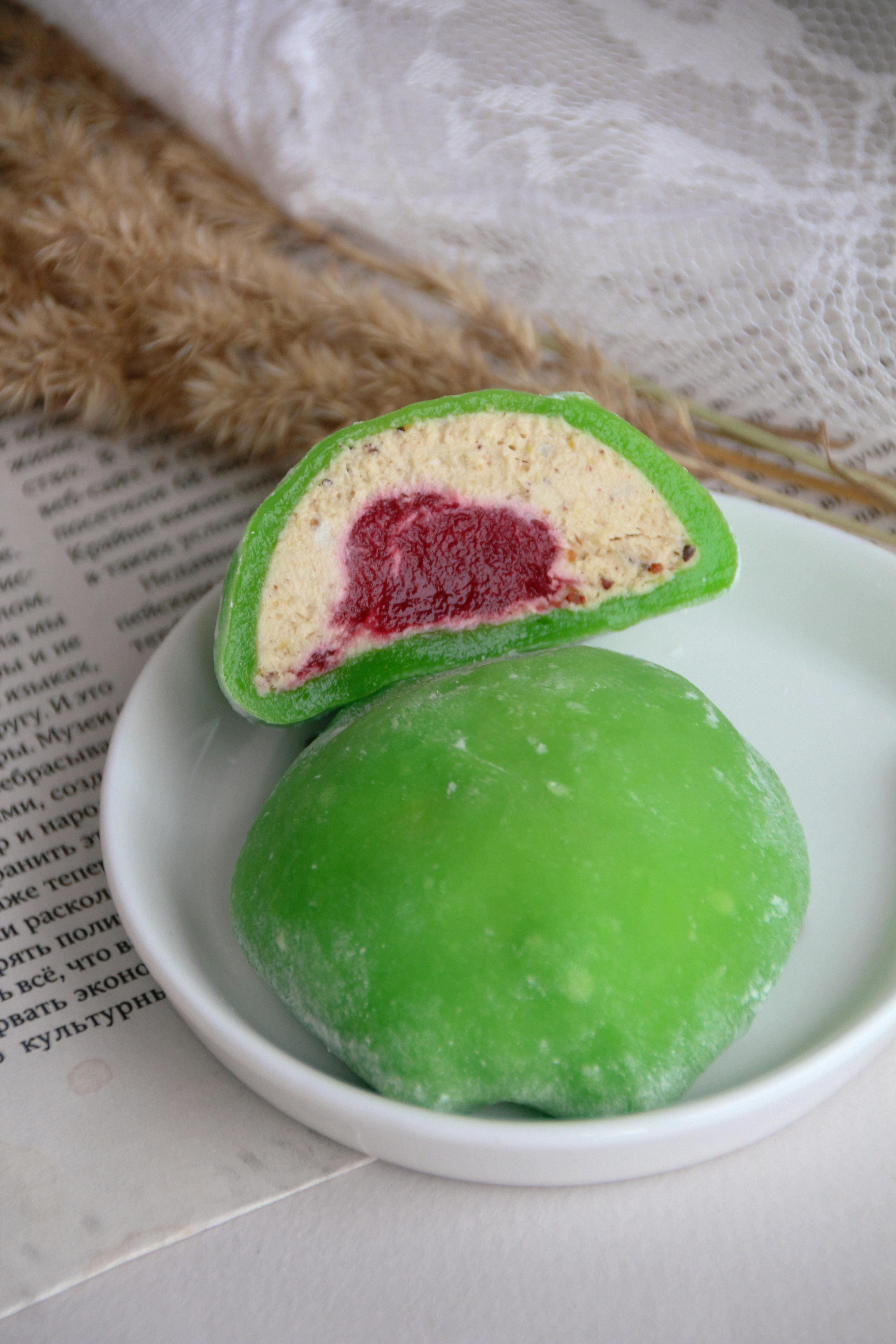 Sakura Mochi (Cherry Blossom Rice Cakes) — dessert — japanese — recipe plated and ready to serve