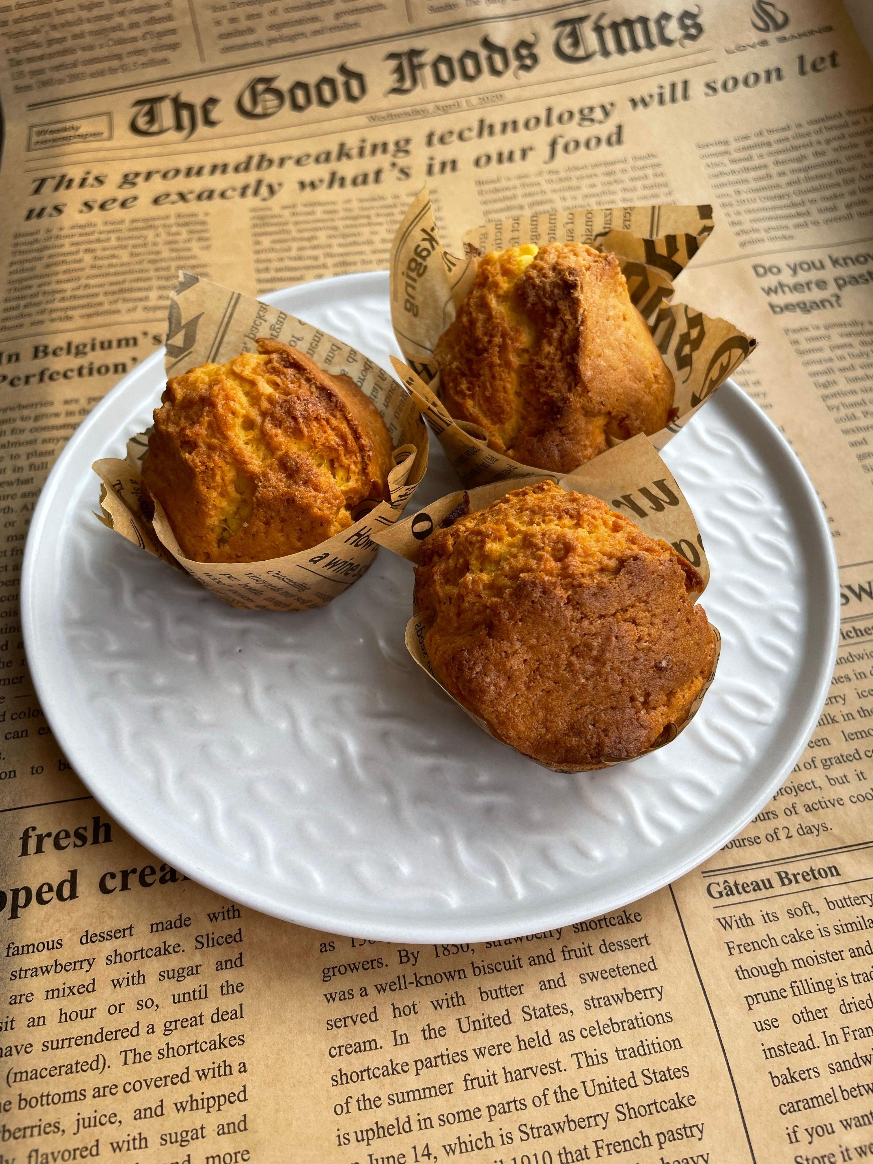 Morning Glory Muffins — muffins recipe plated