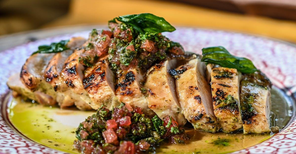 Sous Vide Chicken Breast with Herb Pan Sauce — Poultry, Pork & Lamb recipe plated