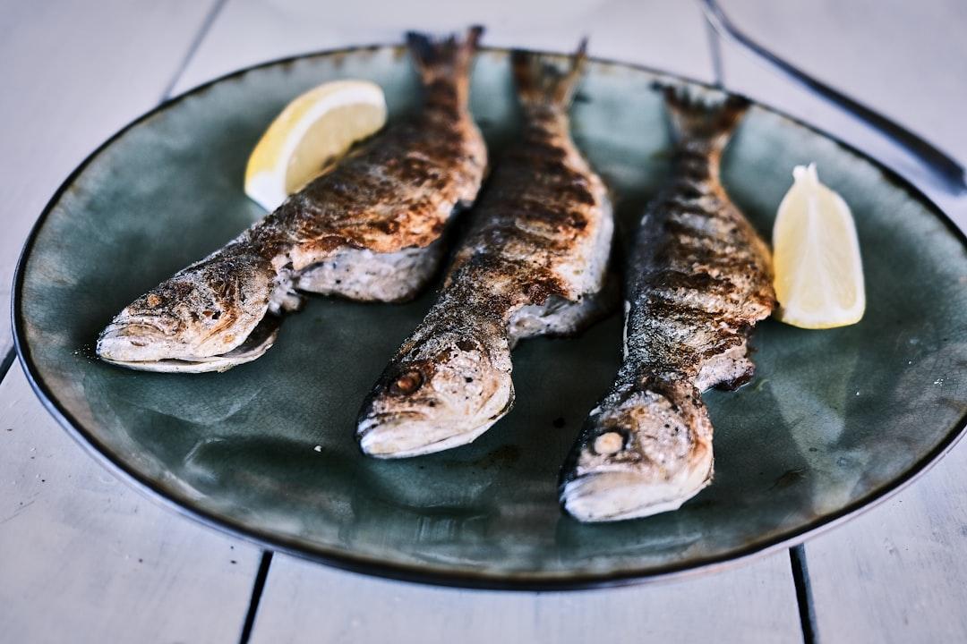Grilled Whole Branzino with Lemon and Herbs — Chapters recipe plated