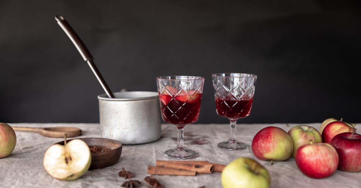 Country Apple Wine — Wine recipe plated