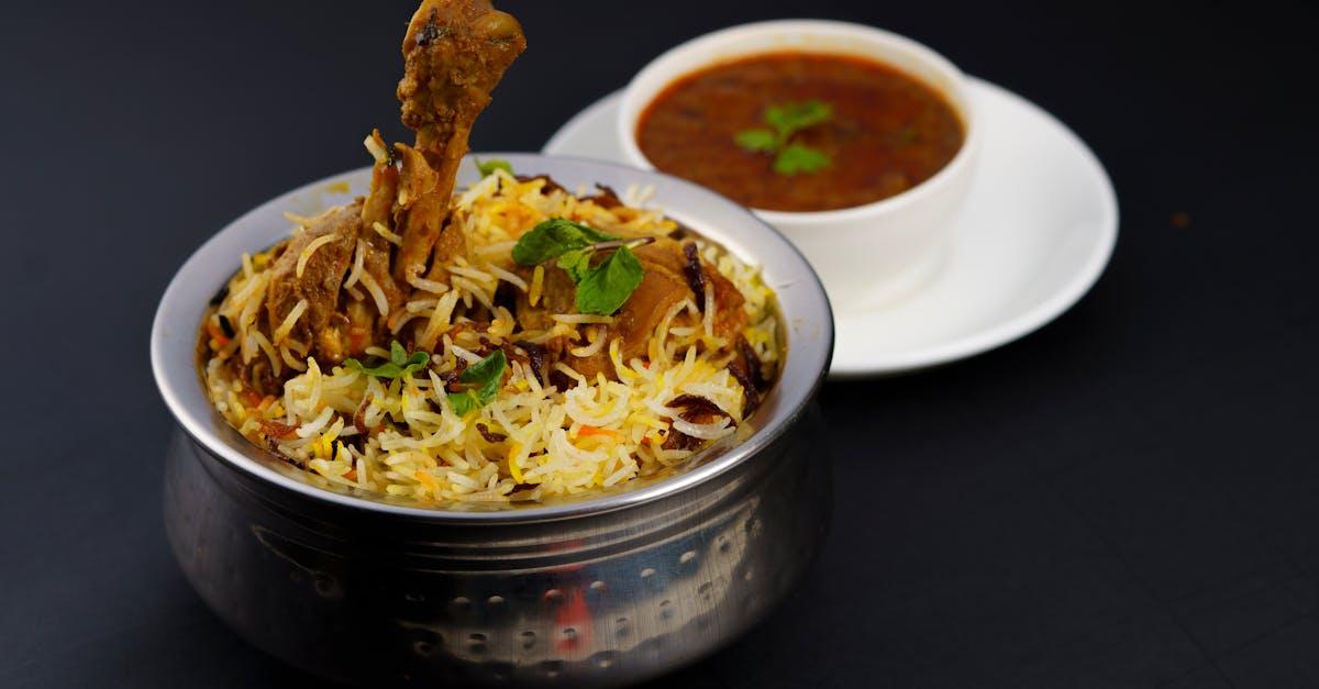 Hyderabadi Chicken Biryani — Chicken recipe plated