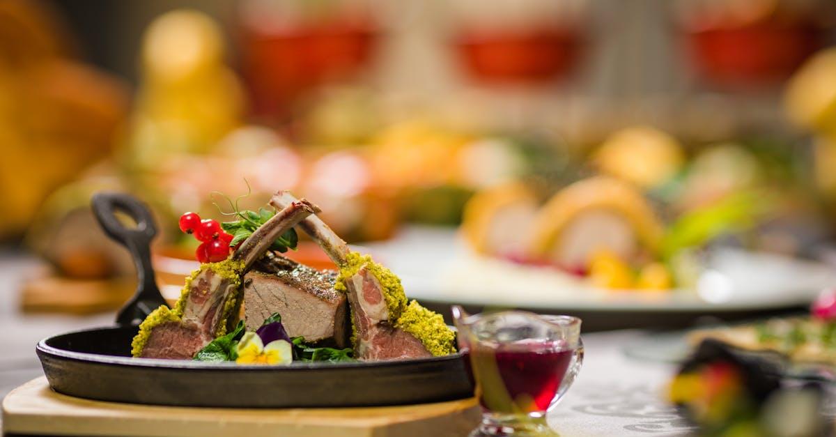 New Zealand Herb-Crusted Rack of Lamb — Lamb recipe plated