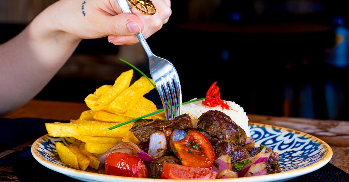Lomo Saltado (Peruvian Stir-Fried Beef) — Beef recipe plated