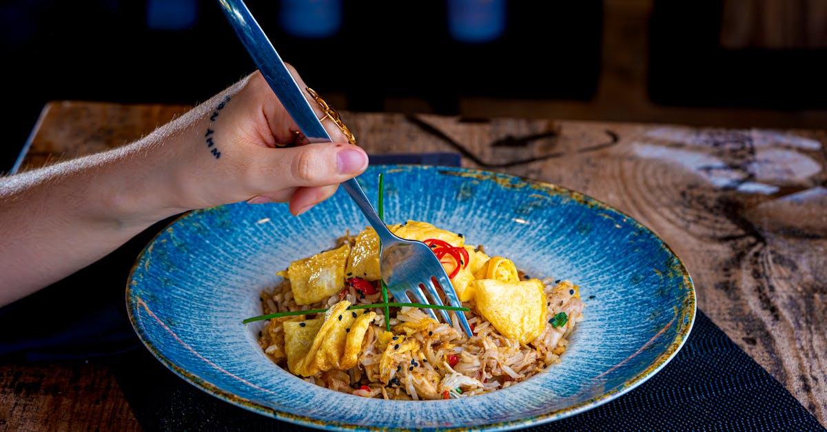 Pork Fried Rice — Pork recipe plated