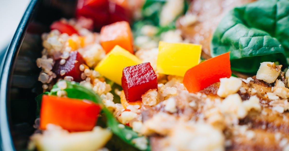 Mediterranean Quinoa Salad — Salads recipe plated