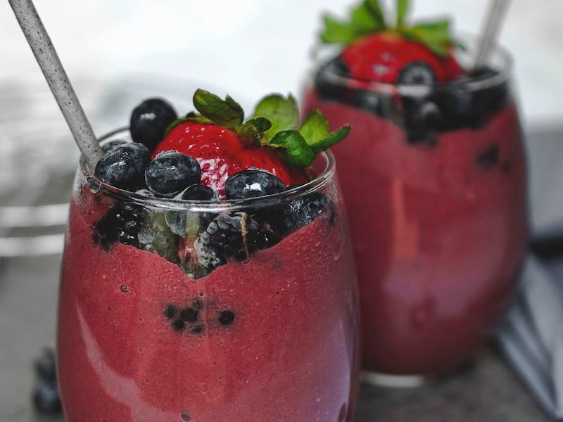 Mixed Berry Protein Smoothie — Smoothies recipe plated