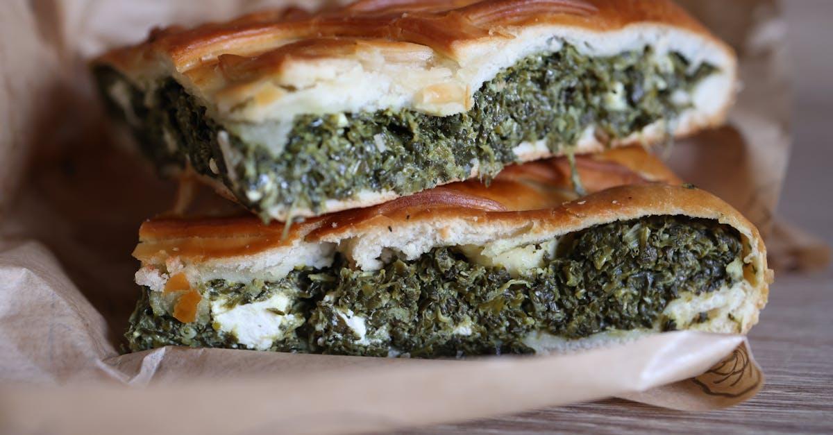 Spanakopita (Greek Spinach Pie) — Vegetables recipe plated