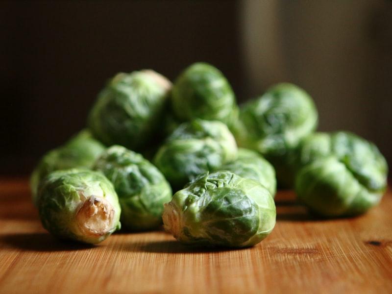 Roasted Brussels Sprouts with Balsamic — Vegetables recipe plated